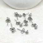 Ohrstecker mit Kugel 3mm aus Edelstahl