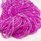 Glasschliffperlen 4mm - Pink