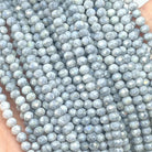 Glasperlen 4mm -  Grau Opak