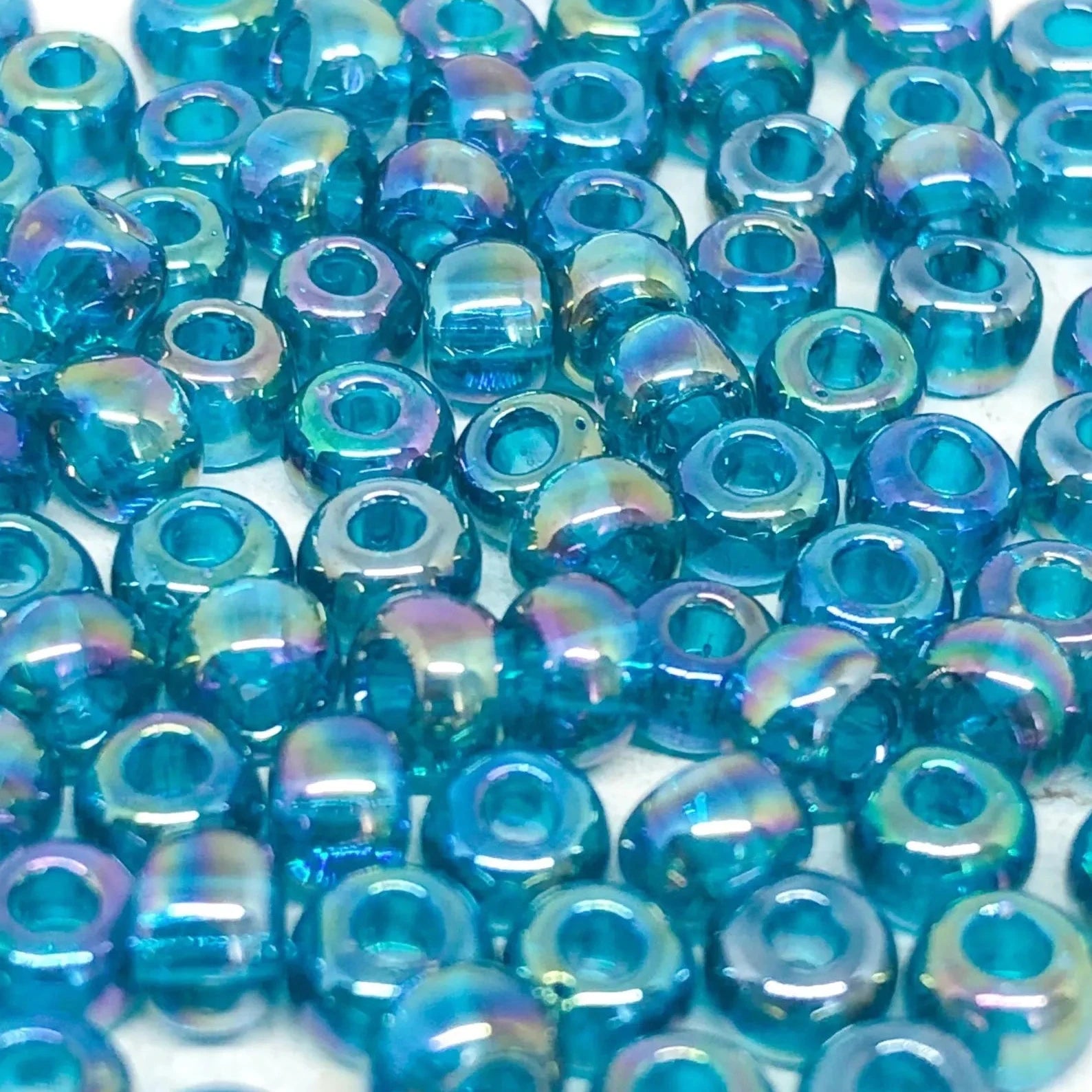 TOHO Beads Perlen Rocaille 10g Nr. 167BD Transparent lined Teal