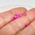 TOHO Perlen Rocaille 6/0 4mm 10g Milky Hot Pink