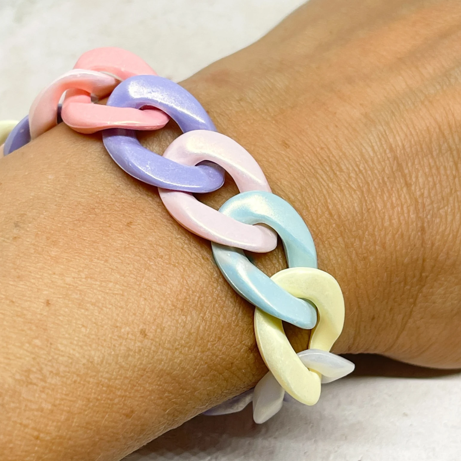 Acryl Brillenkette, Kunstoffkette für Tasche, Kette Armband 