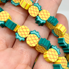 Polymer Clay Frucht Perlen, Fruchtperlen Ananas