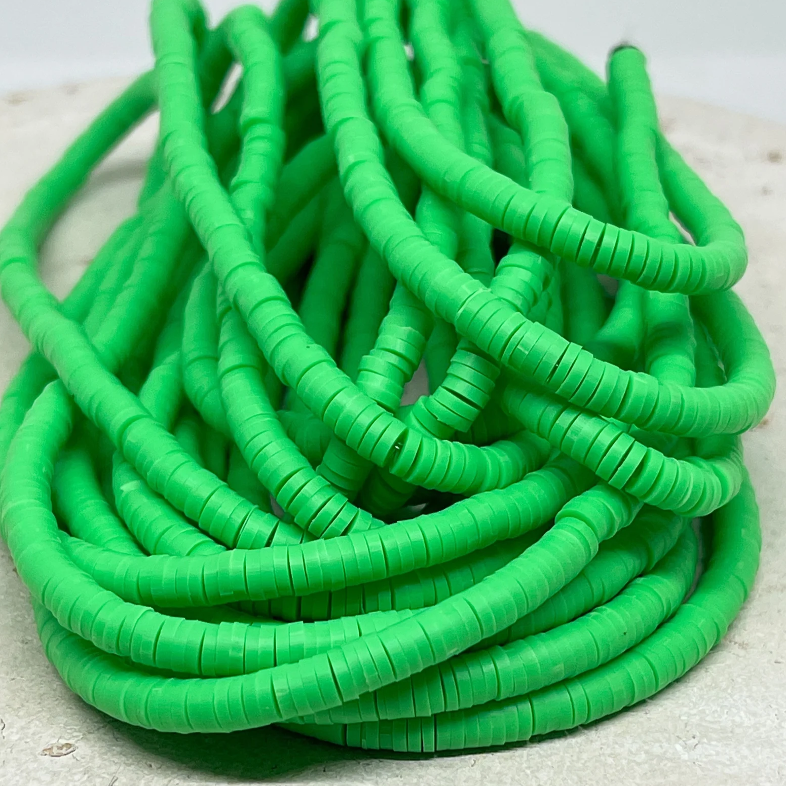 Heishi Perlen Polymer Clay Perlen 4mm