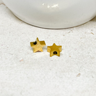 Sterne aus Edelstahl 2 St. - Goldfarben
