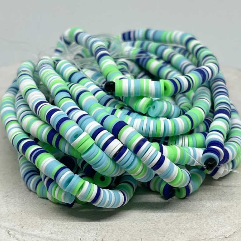 Heishi Perlen Polymer Clay Perlen 4mm 