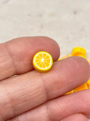 Polymer Clay Frucht Perlen Fruchtperlen - Citrone