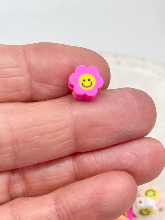 Polymer Clay Perlen kleine Sonnenblumen