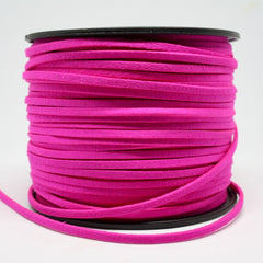 Veloursband 3mm 5m, Schmuckband Pink