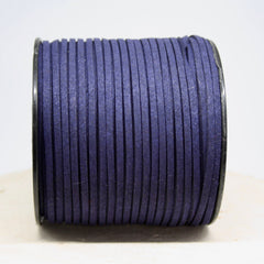 Veloursband 3mm, Schmuckband Dunkelblau 5m