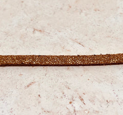 Veloursband 3mm 5m Braun