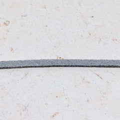 Veloursband 3mm 5m Farbe Silbergrau