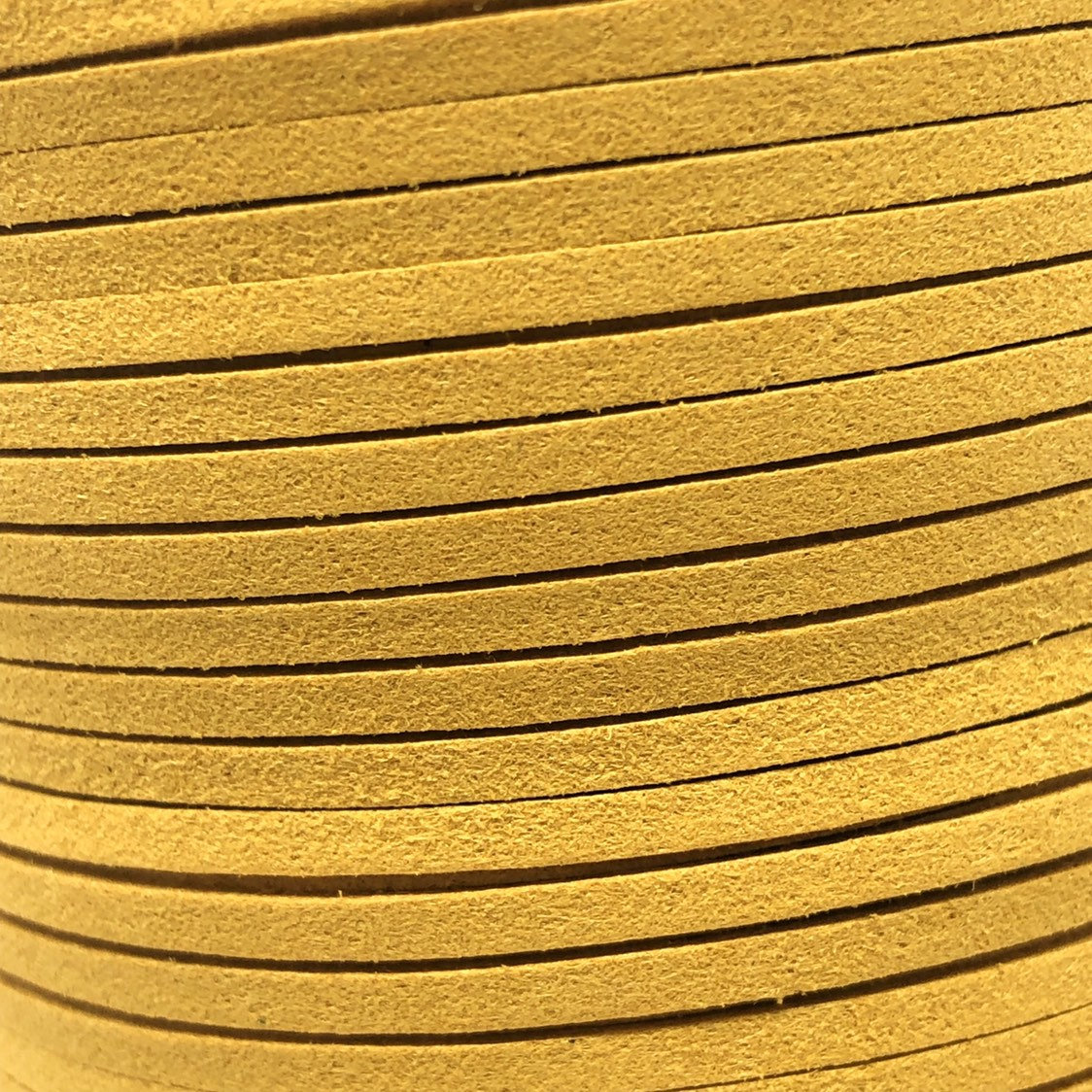 Veloursband 3mm 5m, Schmuckband Farbe Sonnengelb