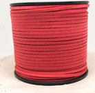 Veloursband 3mm 5m, Schmuckband Farbe light Corale