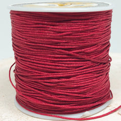 Macraméband 10m 0,8mm Ziegelstein Rot