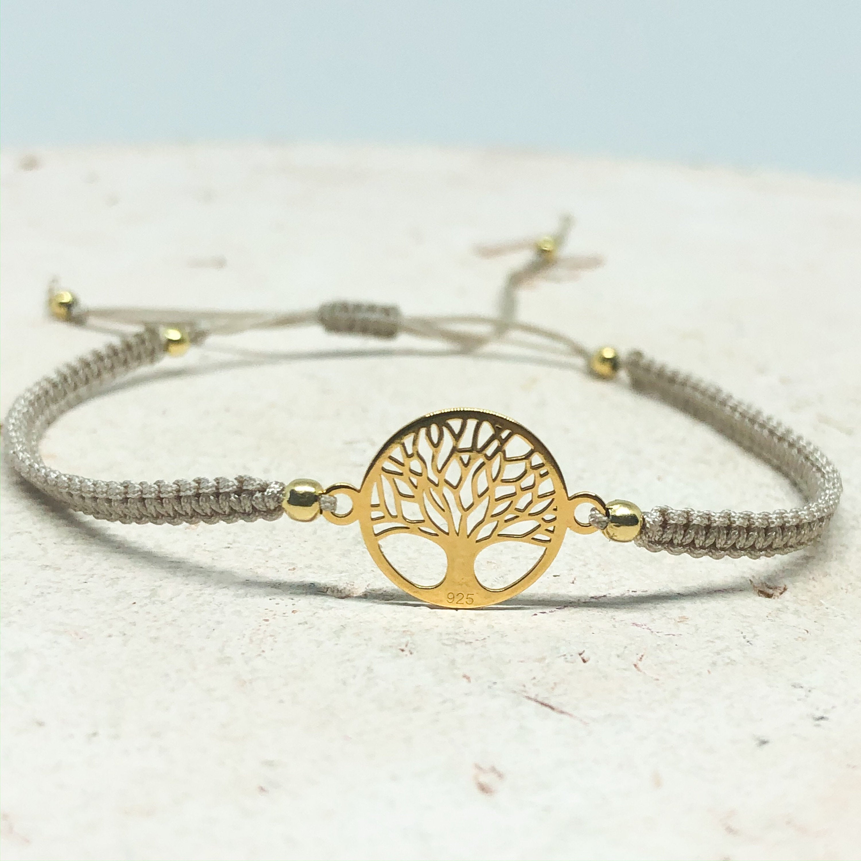 Armband mit  Lebensbaum aus 925 Sterling Silber