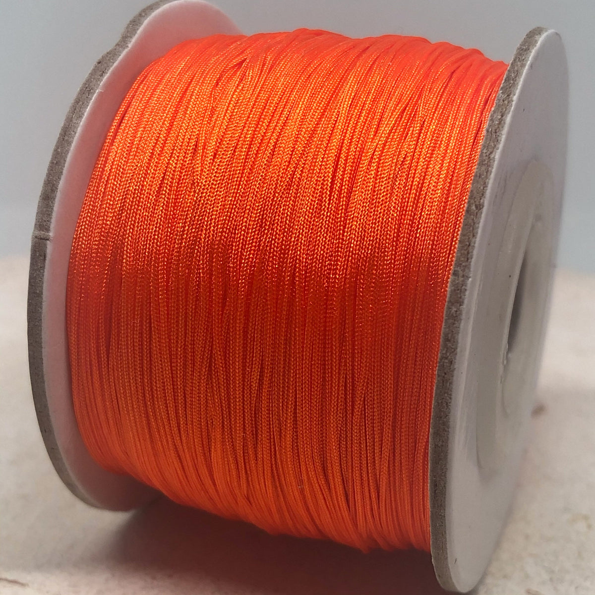 10 m Macraméband Orange, 0,5mm Schmuckband, Macrameekordfl, 0,20 Cent pro Meter