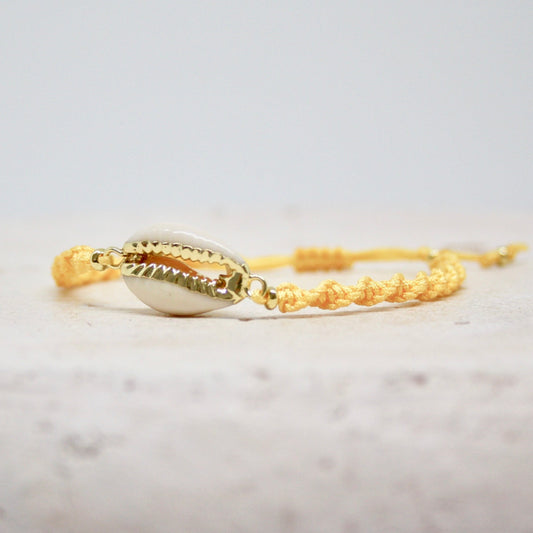 Armband Set, Armband mit Cauri Muschel und Quaste