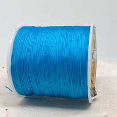 10 m Macrameeband  Blau, Kordel Grün, Macrameeband Türkisblau, 20 Cent pro Meter, Kordel 0,5 mm