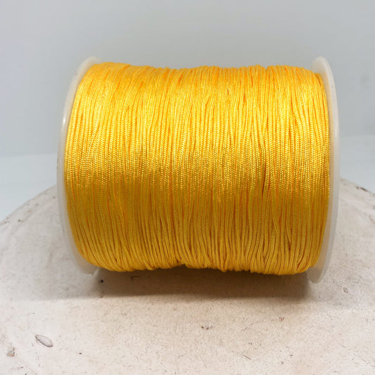 Macraméband 1mm 10m Gelb