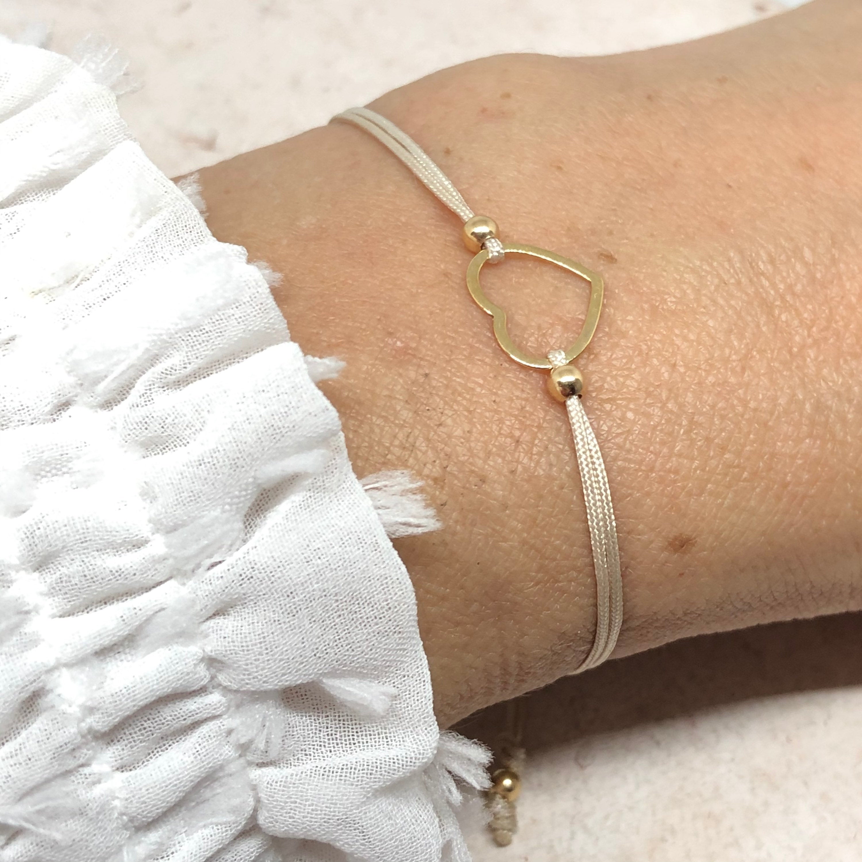 Armband mit Herz aus 925 Sterling Silber