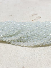 Kristallperlen 4mm 130 St., Kristall ab, Glasschliffperlen, facettierte Perlen, Perlen 4mm